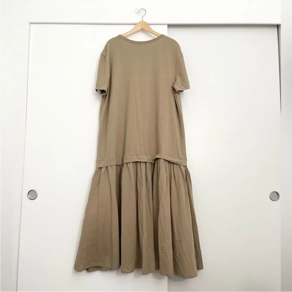 Free People Olive/Taupe Maxi Dress